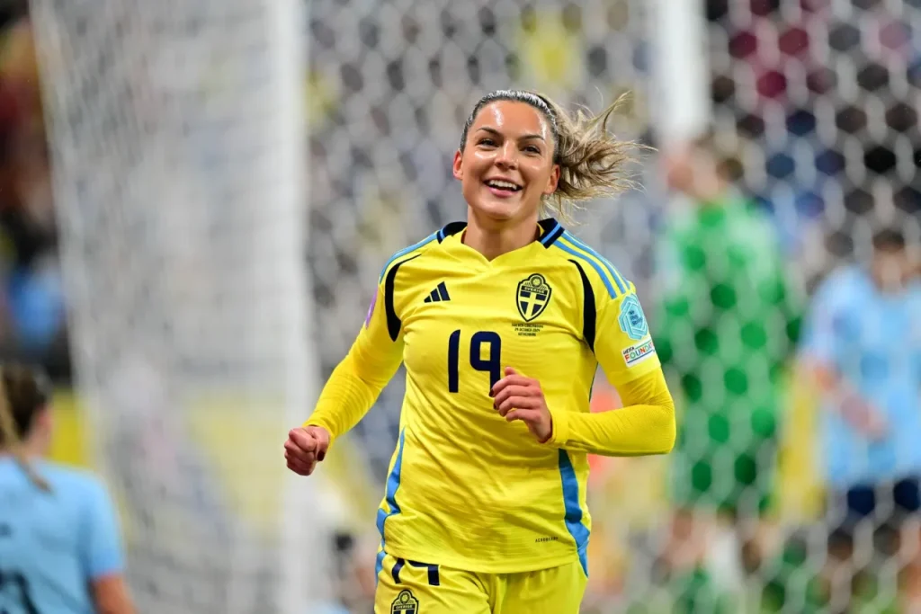 Švédky se mohly opřít o dobrou práci Kaneryd na pravém křídle.