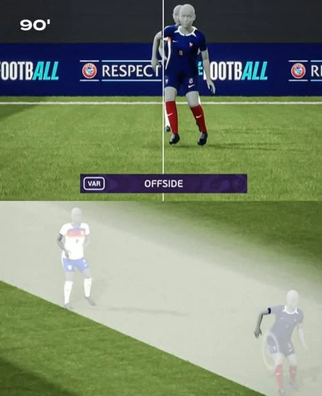 VAR zrušil anglickým reprezentantkám gól na 1-0  v prvním poločase utkání proti Francii, která nakonec zvítězila 2-1. 